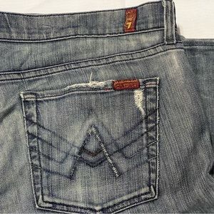 "A pocket" 7 For All Mankind jeans, relaxed fit, size 38